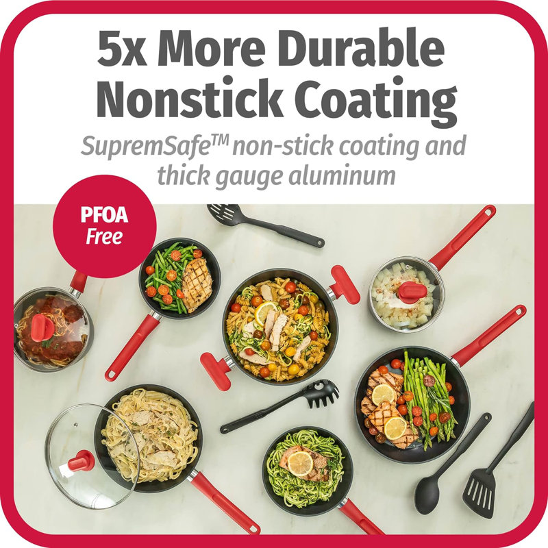12 - Piece Aluminum Cookware Set