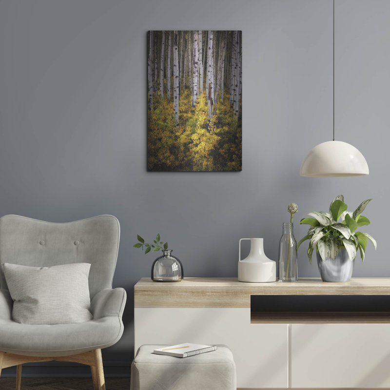 Mur en métal «Aspenglow» par Rick Berk, H 24 po x l 16 po