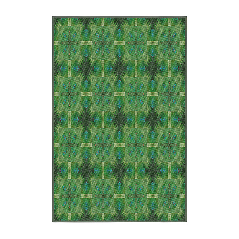 Tapis de zone verte à motif, Rectangle 2 pi x 3 pi