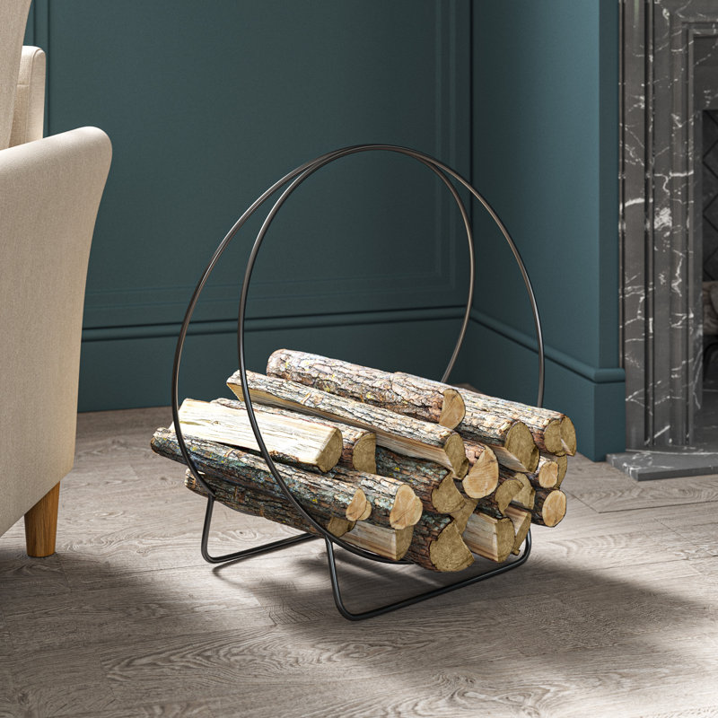 50.8cm W Metal Log Rack