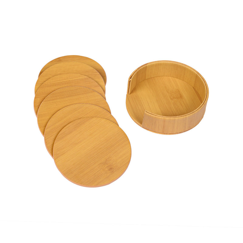 Ensemble de sous-verres avec support