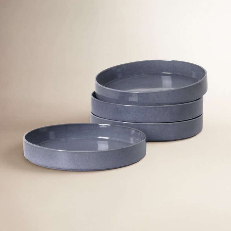 Gisella 42oz. Stoneware Pasta Bowl, Misty Blue