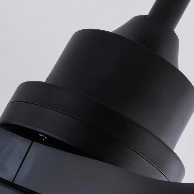 Hot vente ventilateurs de plafond de 42 pouces avec lumières et télécommande, ventilateur de plafond noir pour patio avec lumière 3 pales ventilateur de plafond moderne, moteur à courant continu réversible silencieux, ventilateur de plafond pour maison de campagne