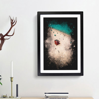 South Beach in Miami - Framed Print