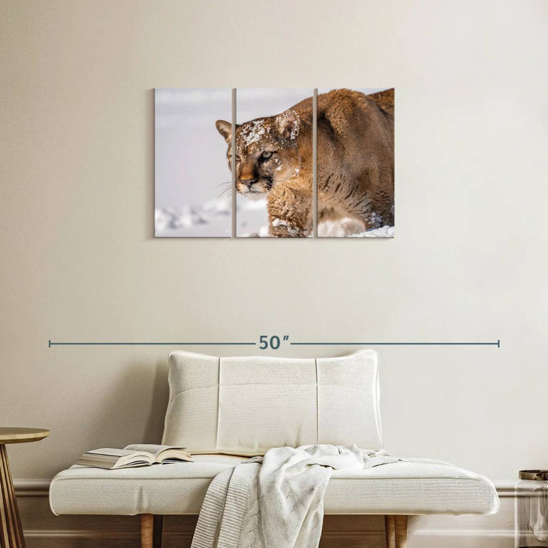 Ronce de lions en hiver, H 20 po x l 33 po