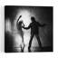 Impression d'art mural contemporain abstrait et dramatique représentant une mystérieuse danse des ombres-983272234