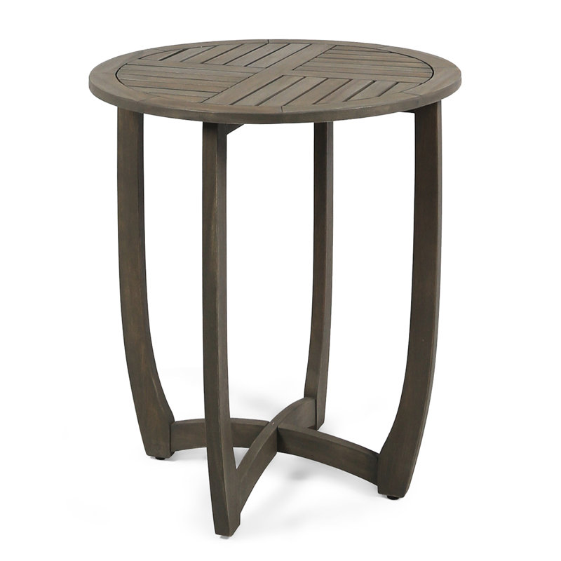 Table en bois grise 27,5 po