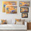 Hepatica on Grunge - reproduction sur toile-482562222-482562223