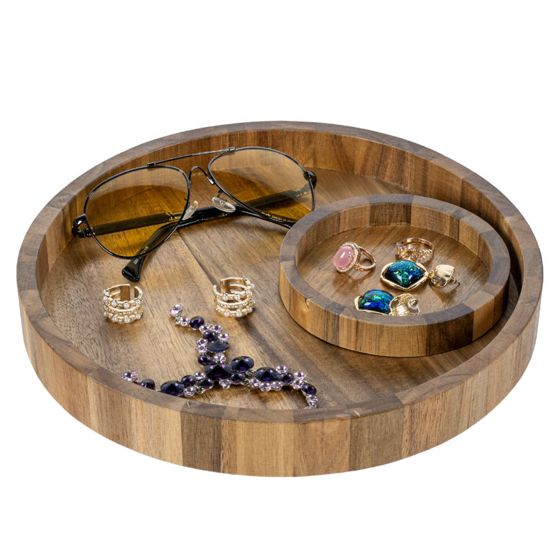Wood Tray - Set of 2