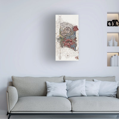 Reproduction sur toile de bolognaise, "Wm Morris Floral Pattern Study VI" par William Morris