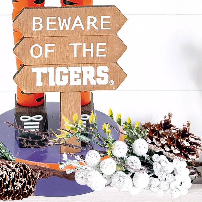 Casse-noisette 12 "NCAA College Spirit Beware, Clemson