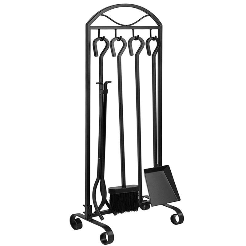 Ensemble d'outils pour foyer 5 pièces Albricus