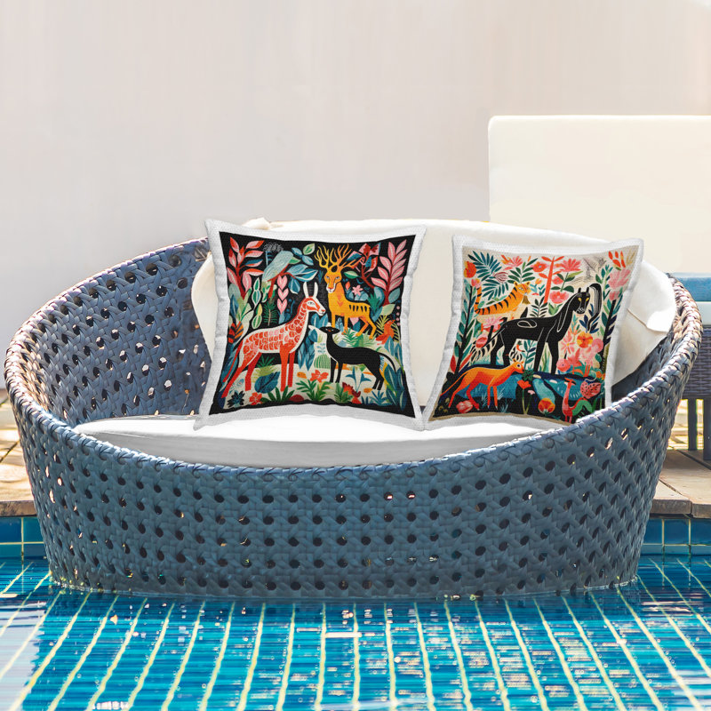 Coussin intérieur/extérieur Floral