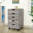 5 Drawer Chest File Cabinet, Wooden Storage Filing Cabinet with Wheels, Office File Cabinet, Office Alex Drawers for File storage-31709650
