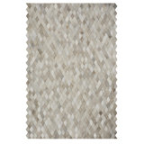 Demeter Cowhide Geometric Area Rug