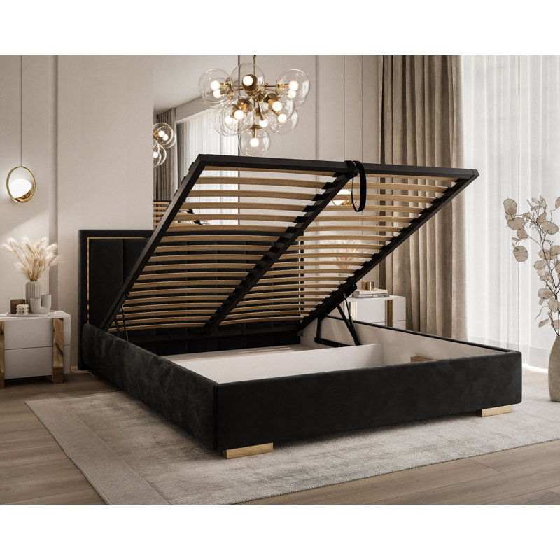 Bed, Small Double (4'), Black