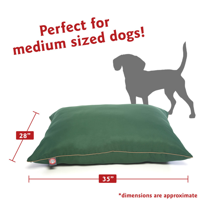 Coussin Super Value, vert, Moyen (l 35 po x P 28 po x H 7 po) ;