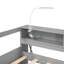 Lit de jour simple TG gris - 2 gigognes, 3, en bois de charge et utile-222879749
