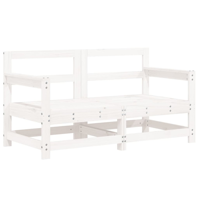 Alpen Home Garden Corner Sofas 2 Pcs Solid, White Pinewood
