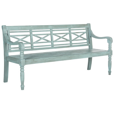 Paull Wooden Garden Bench by Highland Dunes