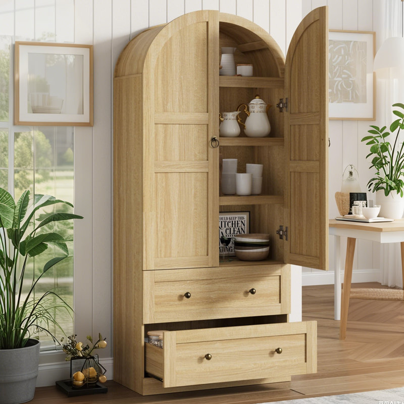 182.4cm Kitchen Pantry, Yellow