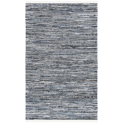Gerow Rug Hand Woven Cotton Striped Rug