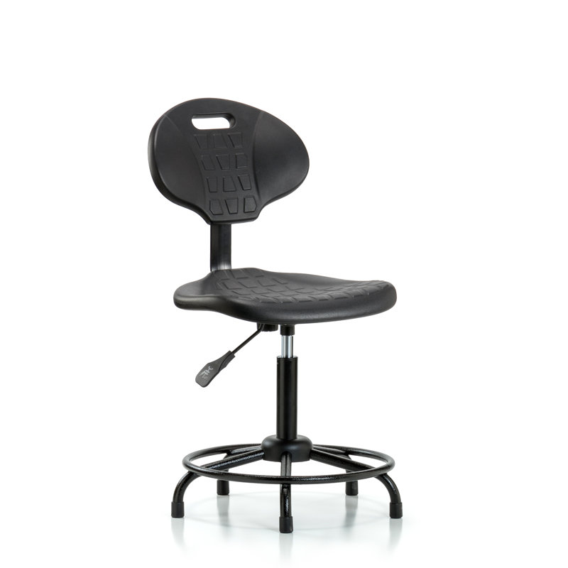 Chaise de dessinateur Kaela, Patins, Black