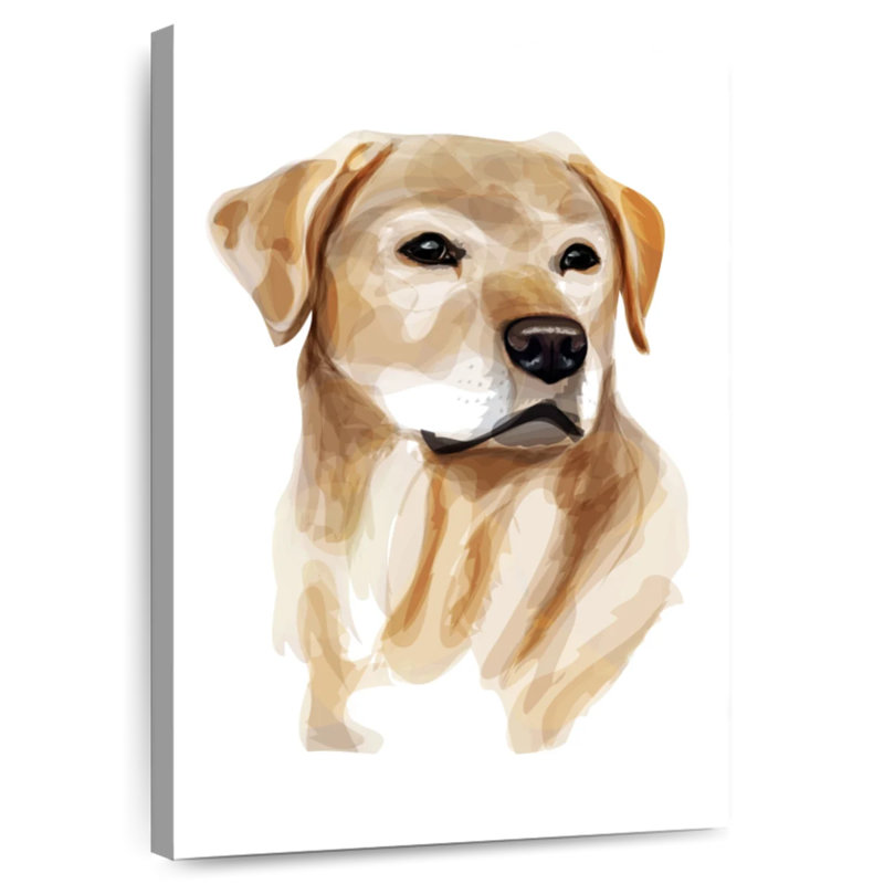 Brampt Yellow Lab, H 45 po x l 30 po