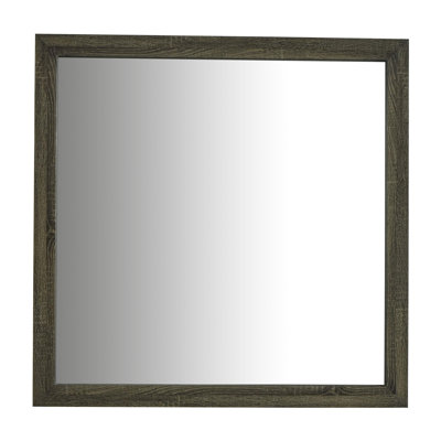 Dresser Mirror Brown Oak