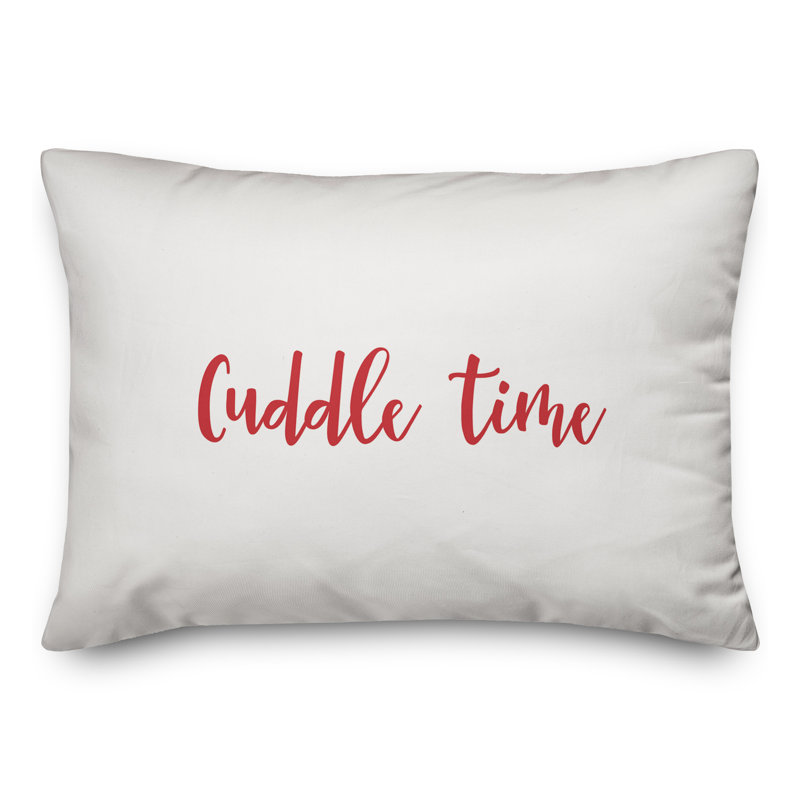 Throw Pillow, Red/White