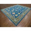 12'1"x14'10" Blue Oushak Weave Hand Knotted 100% Wool Oversized Rug 54F15DD5B30B4BA19B30D7648571F538
