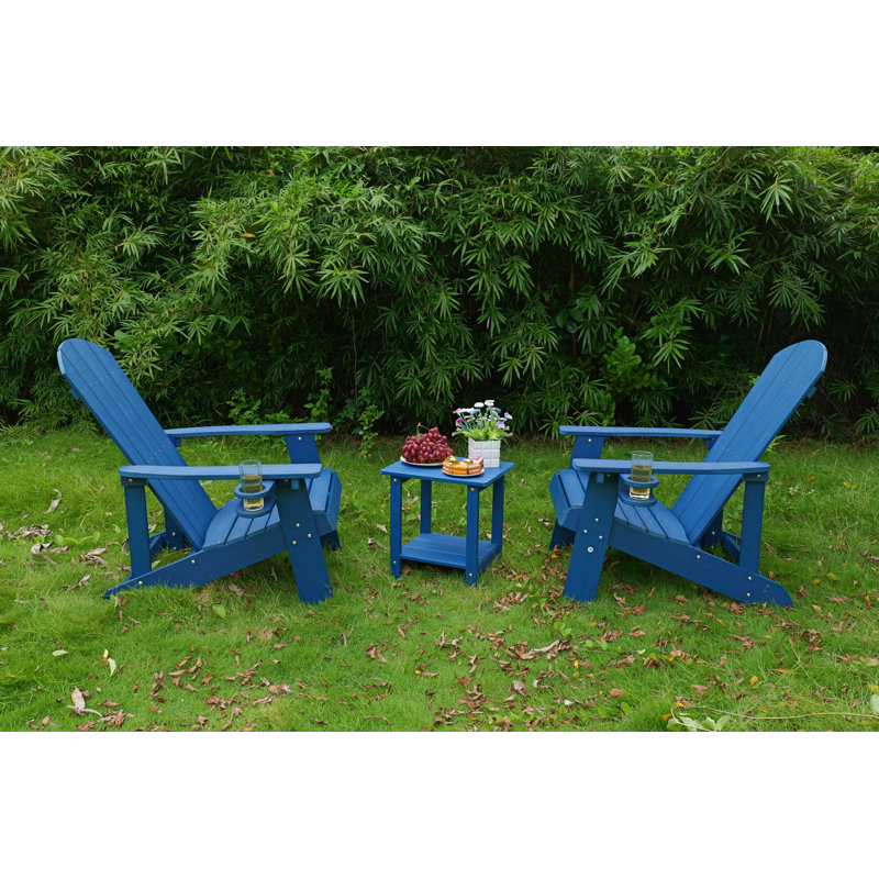 Chaises longues d'extérieur 2 pièces 2 pièces, Marine
