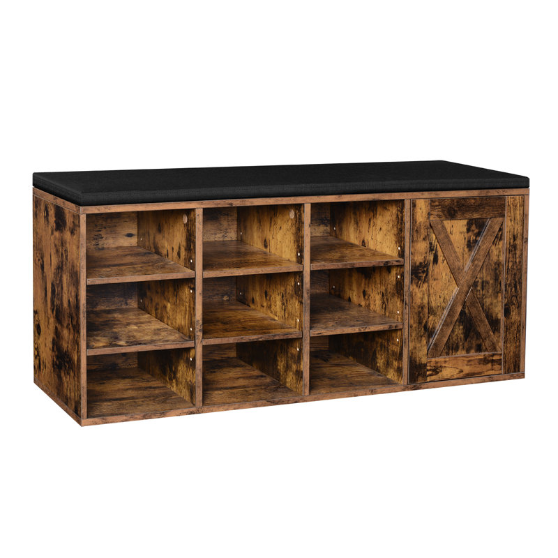 9 Pair Shoe Storage Bench