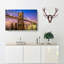 Brooklyn Bridge at Night in Abstract - Wrapped Canvas-55315251