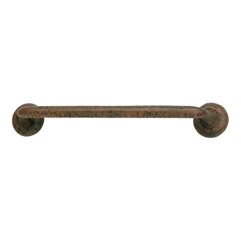 Olde World 5 1/16" Center to Center Bar Pull, 5 1/16", Rust