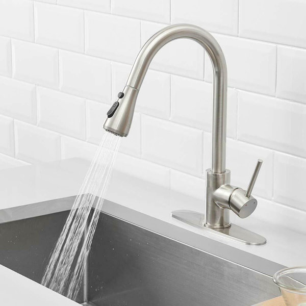 Nabiyy Faucet Touchless Kitchen Faucet | Wayfair Nabiyy Faucet Touchless Kitchen Faucet