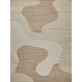Pompano flatweave Wool/Jute Ivory/Beige Area Rug