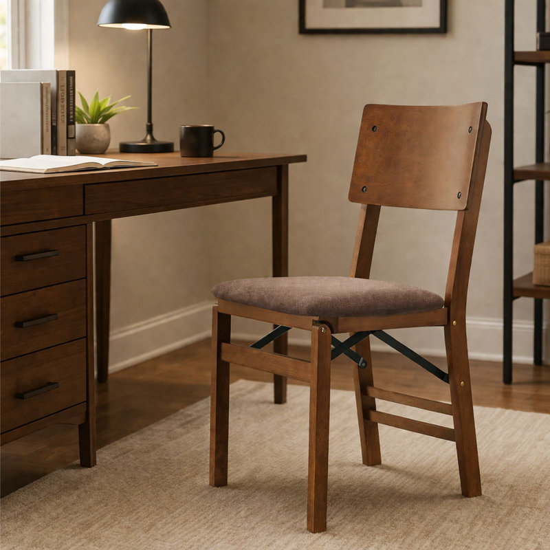 Chaise courbée Stakmore Classic Comfort, Fruitwood