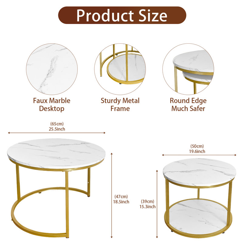 Table basse Adilkhan, Or