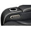 Causeuse inclinable de style moderne Fortuner en bois et massage inclus - Noir