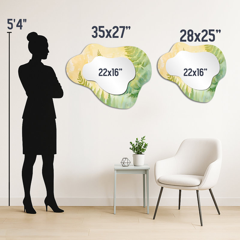 Miroir mural Botanical, 27" x 35"