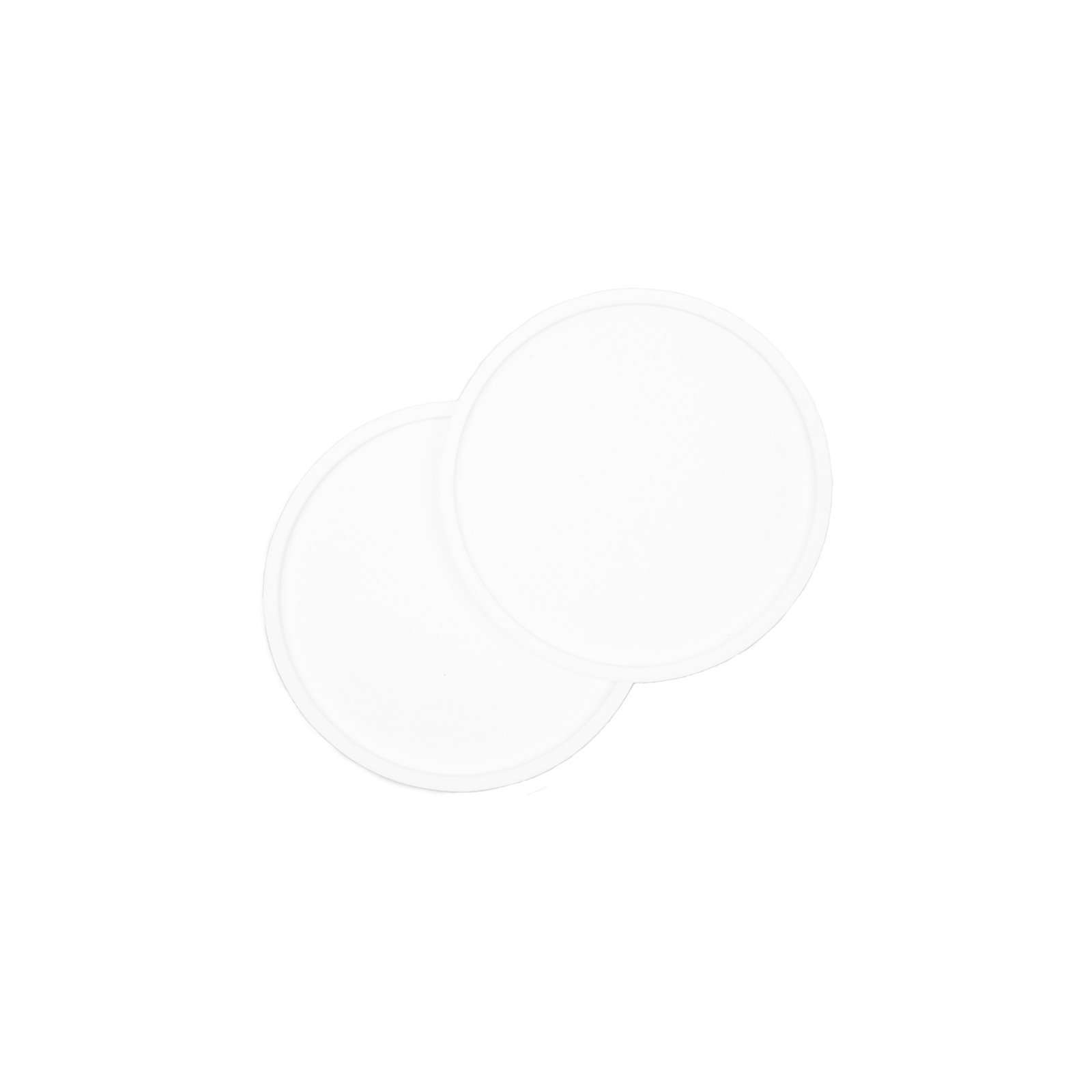 Circle Habit Mat, Small (6"), White