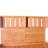 46.8X18.5Inch Wooden Potting Bench For Gardens, With 4 Shelves And Side Hook, Natural Wood Color Rustic 65", Hook Outdoor Garden, Look-1131070610