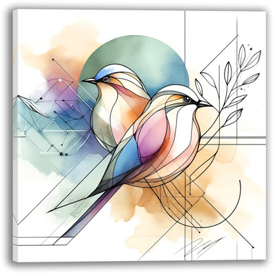 «Geometric Grace» sur toile