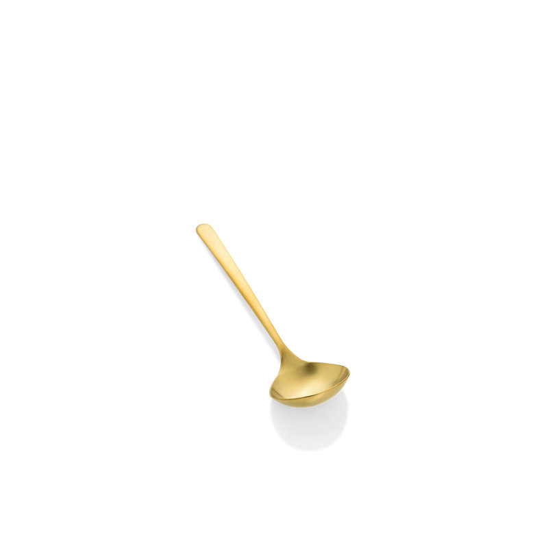 Linea Stainless Steel Ladle, Ice oro