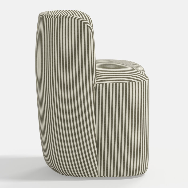 Stoffer Home x Cloth & Company Gail Dining Chair, Jane Stripe Laurel
