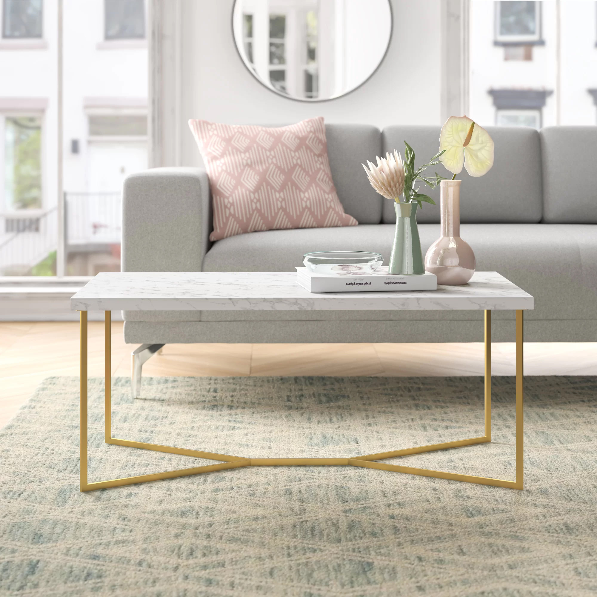 Wayfair gold deals coffee table