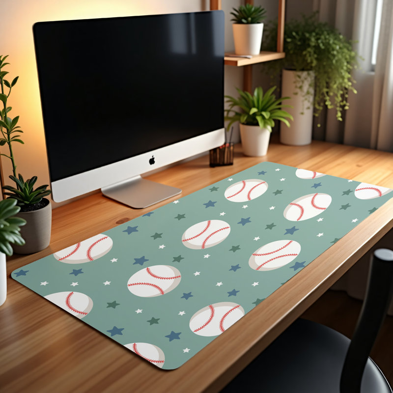 Polyester Desk Pad, 14.4x12.1