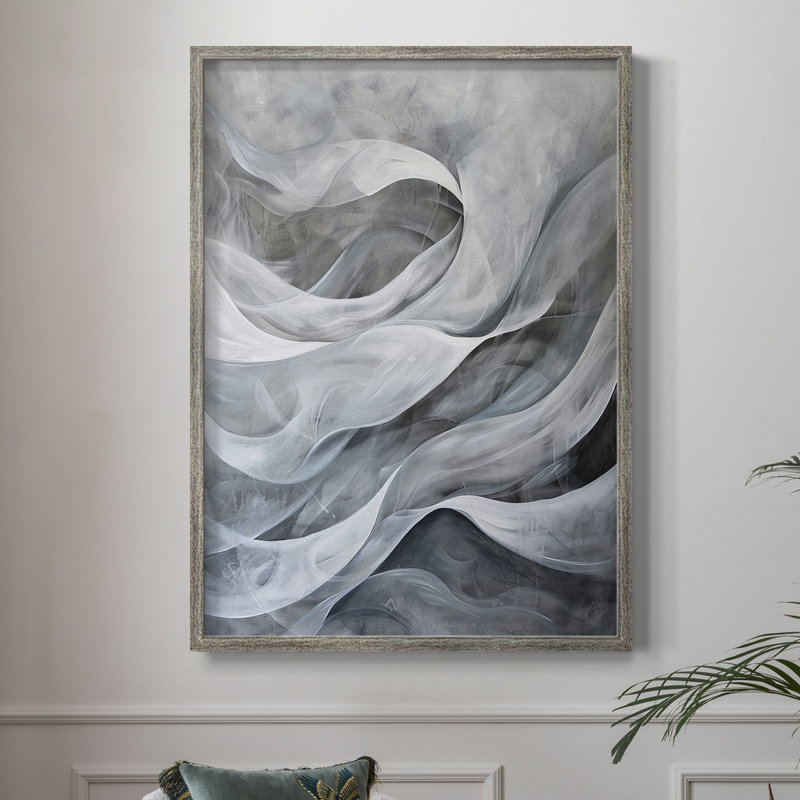 ABSTRACT Series CDLXV, reproduction encadrée - bois massif, H 11 po x l 9 po