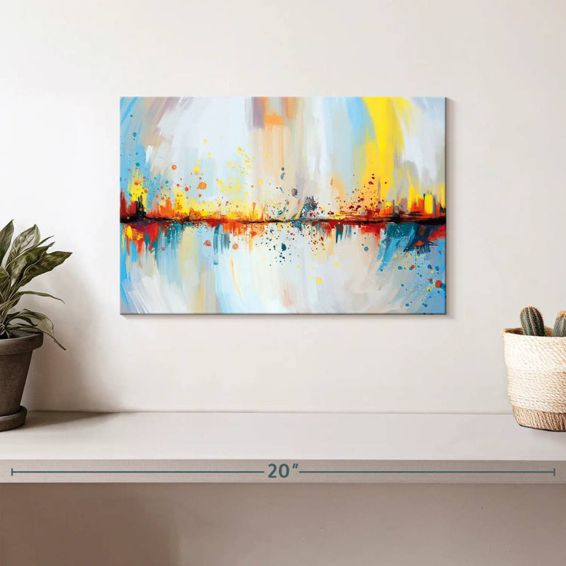 Avery Cityscape Abstract, 8" H x 12" W